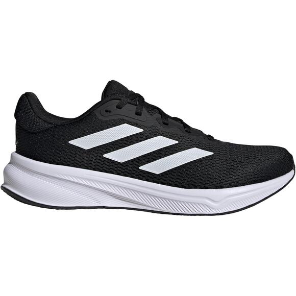 NWT adidas Men\'s Response Running Sneaker, Black/White/Black, 11.5 main image 7